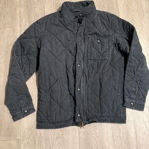 J. Crew Men's Quilted Dark Gray Jacket